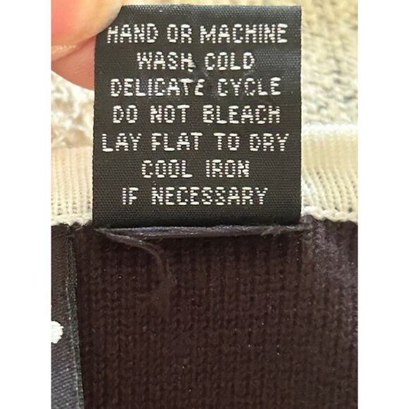 G Knitwear Black and White Contrast Trim Cardigan Blazer – Size Small - Picture 5 of 5